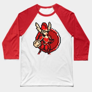 Pixel Shield Knight Baseball T-Shirt